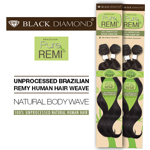Black Diamond Unprocessed Brazilian Remy Human Hair Weave  display picture 3
