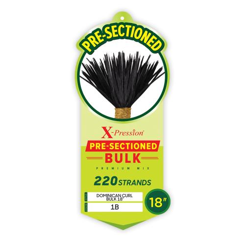 Outre Braids X-Pression Pre-Sectioned Dominican Curl Bulk 18