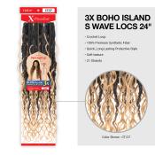Outre Crochet Braids X-Pression Twisted Up 3X Boho Island S Wave