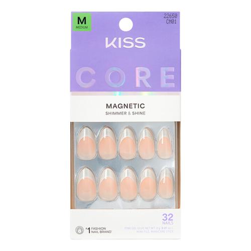 Kiss Core Magnetic Nails 32 Nails - SamsBeauty