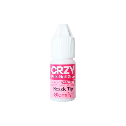 Glamify Crzyhold Pink Nozzle Tip Nail Glue 0.1oz/ 3g - SamsBeauty