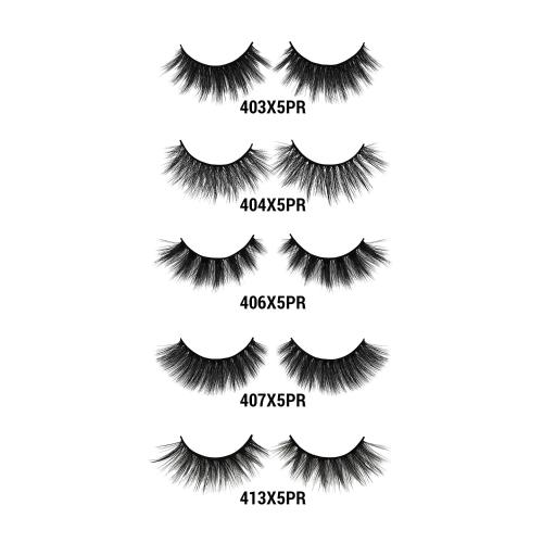 Laflare 3D Cashmere Eyelashes Value Pack 5 Pairs - SamsBeauty