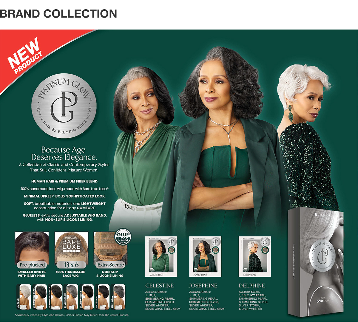 Sensationnel Human Hair Blend Lace Front Wig BareLace Glueless