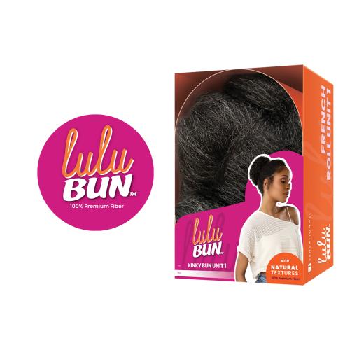 Sensationnel Lulu Bun With Natural Textures Kinky Bun Unit 1