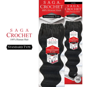 Saga Human Hair Crochet Braids Standard Type Loose Deep - SamsBeauty