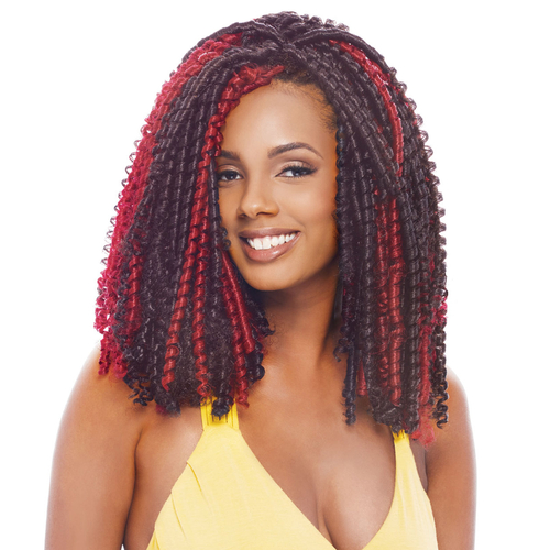 Janet Collection Synthetic Hair Crochet Braids Noir 2 in 1 Value