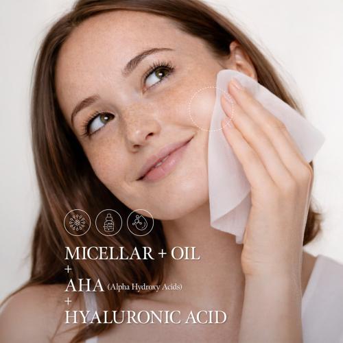 Absolute New York Micellar Oil Waterproof Makeup Remover Wipes 35