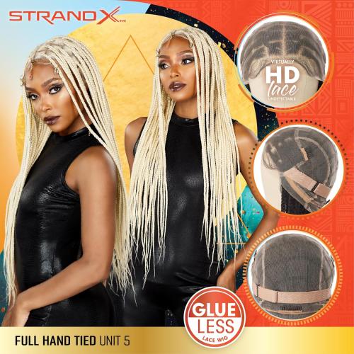 Sensationnel HD Braided Lace Wig Strand X Glueless Full Hand Tied