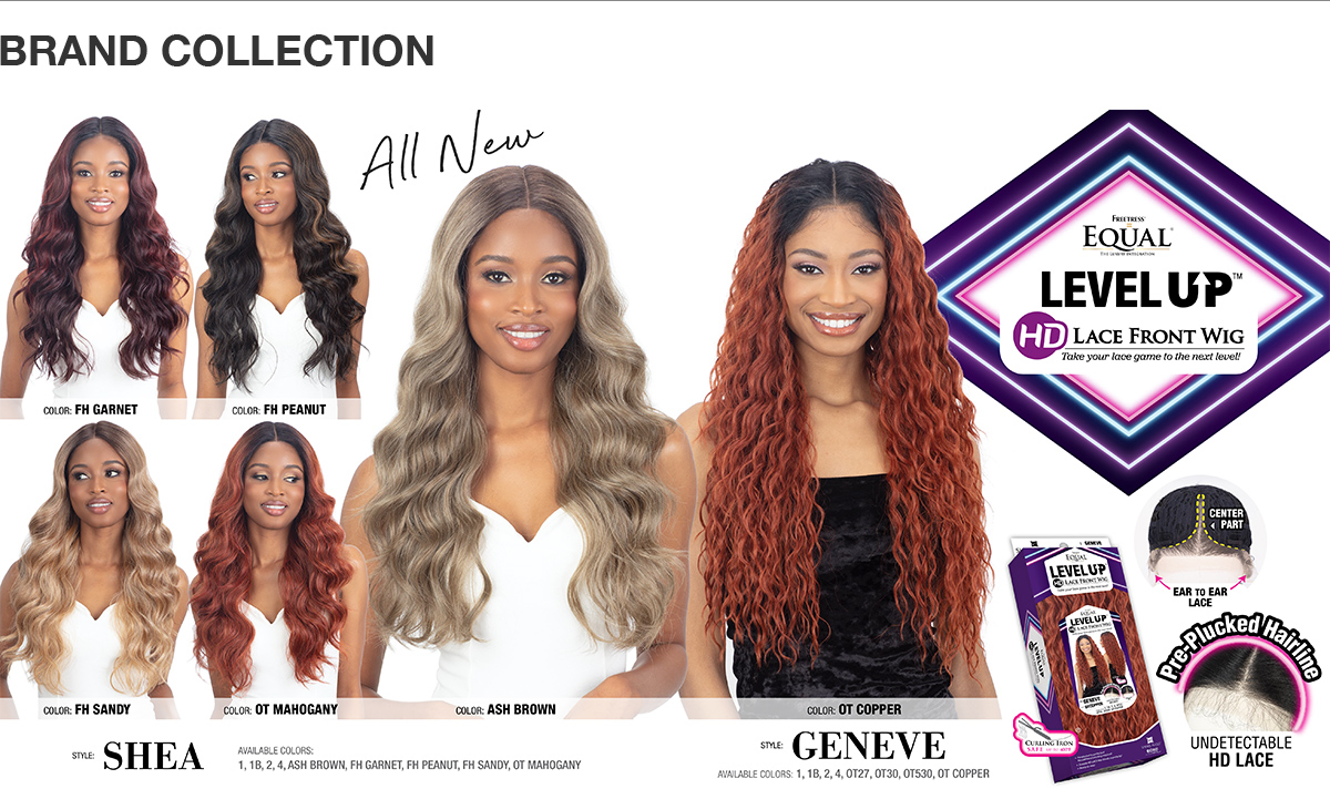 NWT! FREETRESS EQUAL - Geneve FreeTress Equal HD Lace Front Wig 5 main image 2