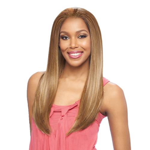 Vanessa human hair blend lace front wig Amazon.com : Vanessa TCHB ELGANY (SP1B/30) Honey C Side Lace  main image 2