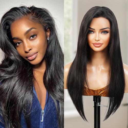 Brazilian Remy Human Straight Hair Lace Wigs with Straight Lace Front Wigs Brazilian Remy 40 Inch Human Hair  main image 3